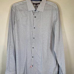 Michael Kors Men's Slim Fit Button Down Dress Shirt